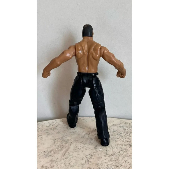 Vintage Jakks Pacific 1999 Titan Tron Live The Rock WWF Wrestling Action Figure - Picture 3 of 8